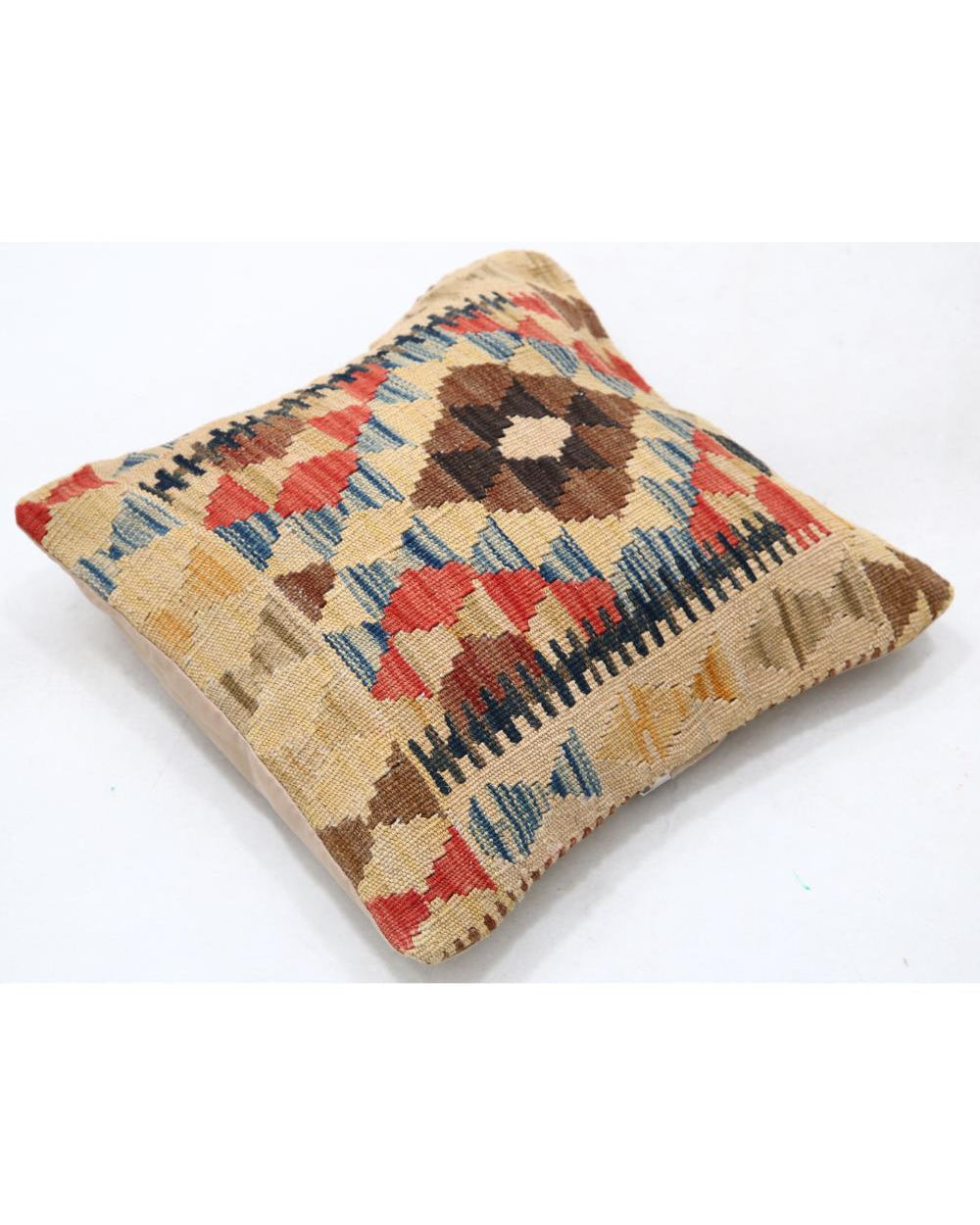 Hand Woven Tribal  Wool Pillow - 1'5'' x 1'5''