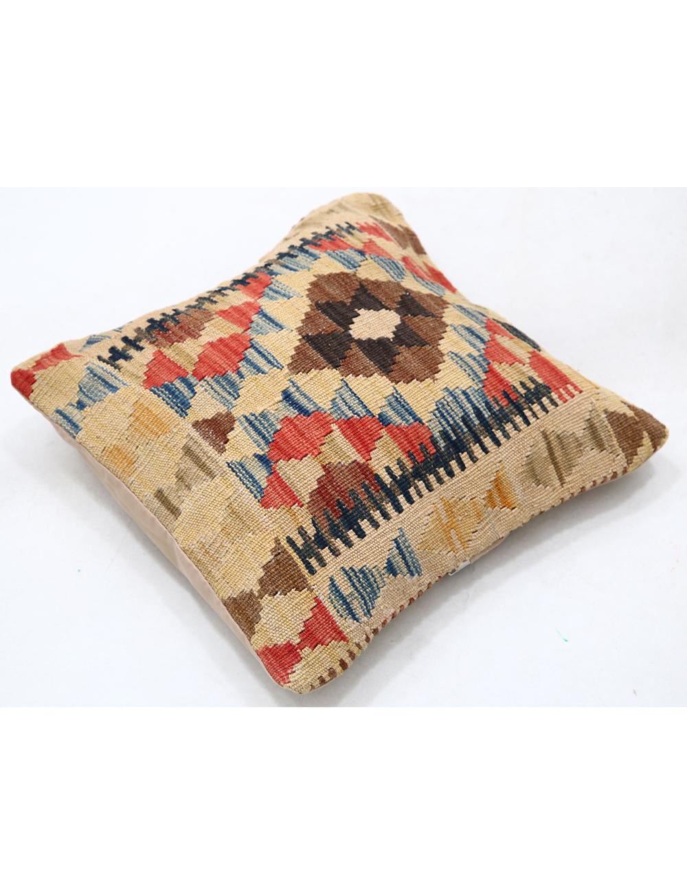 Hand Woven Tribal  Wool Pillow - 1'5'' x 1'5''