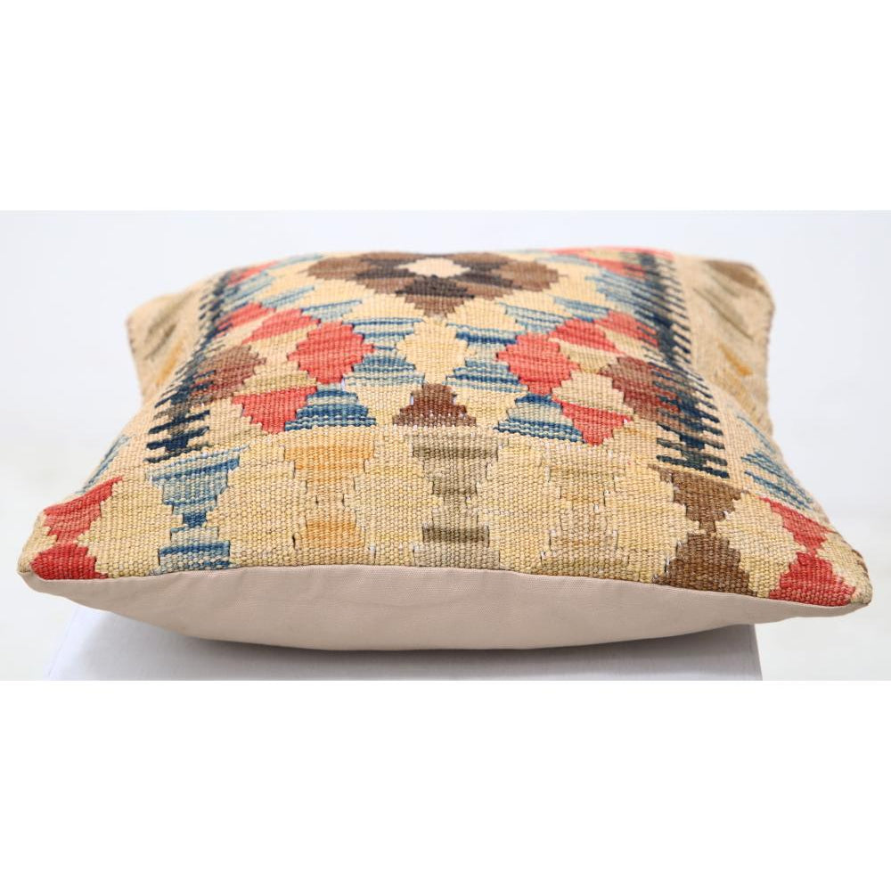 Hand Woven Tribal  Wool Pillow - 1'5'' x 1'5''