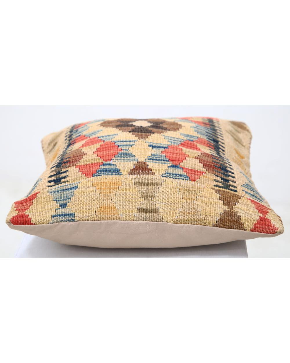 Hand Woven Tribal  Wool Pillow - 1'5'' x 1'5''