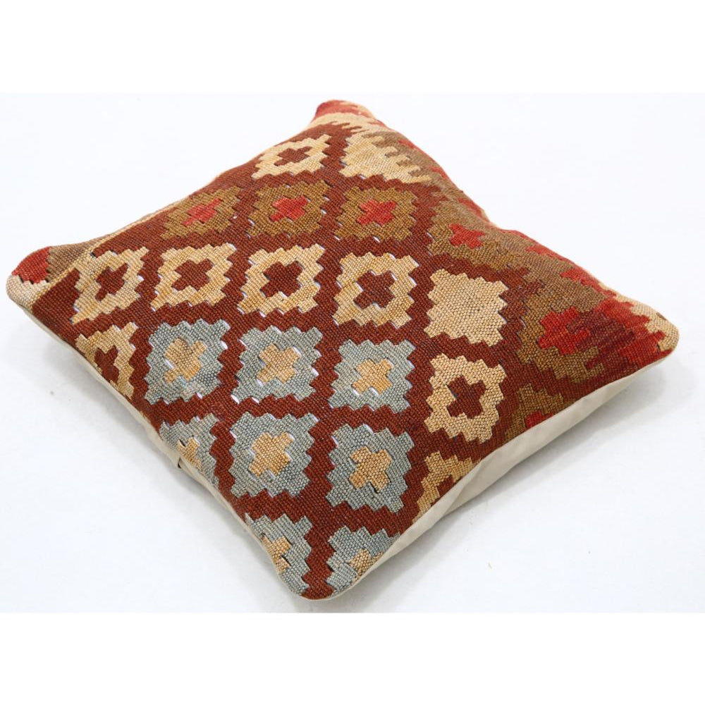 Hand Woven Tribal  Wool Pillow - 1'5'' x 1'5''