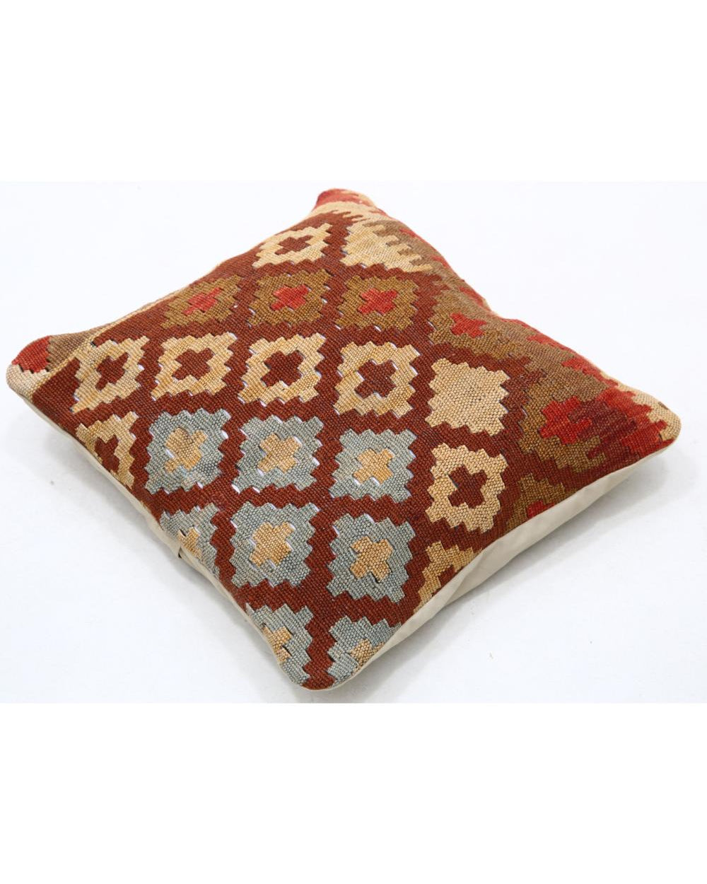 Hand Woven Tribal  Wool Pillow - 1'5'' x 1'5''