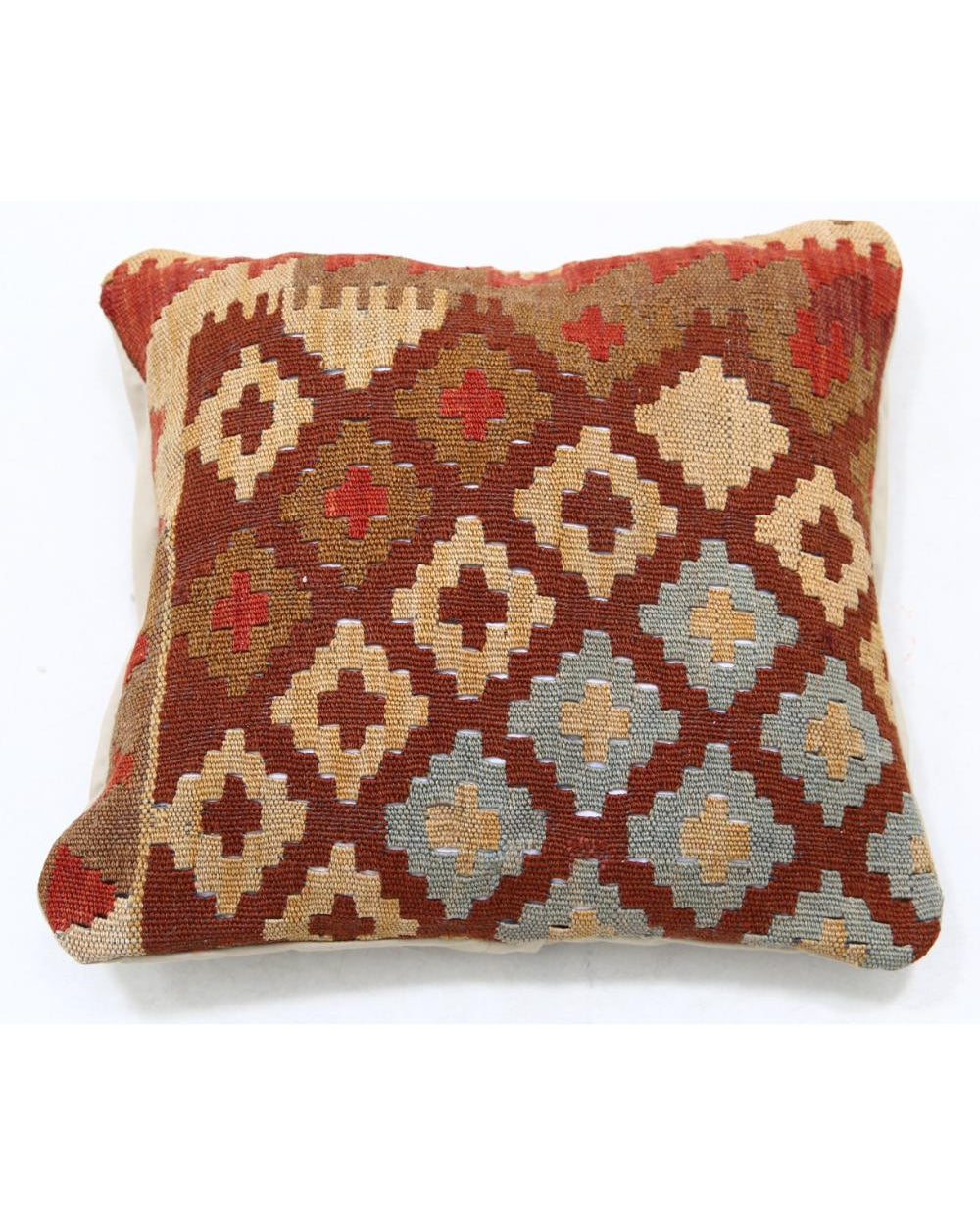 Hand Woven Tribal  Wool Pillow - 1'5'' x 1'5''