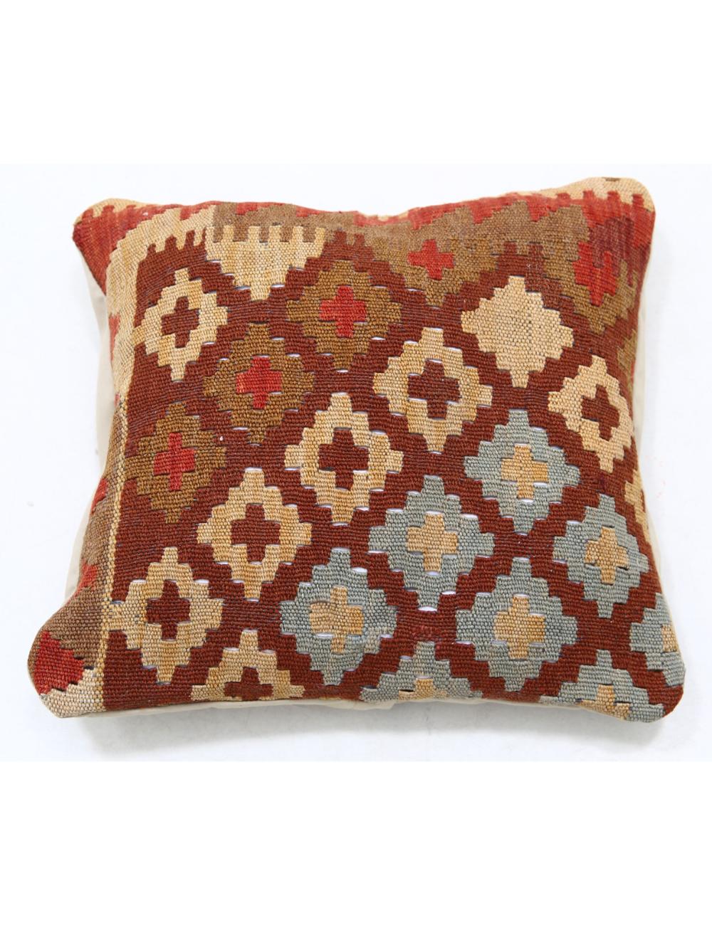 Hand Woven Tribal  Wool Pillow - 1'5'' x 1'5''