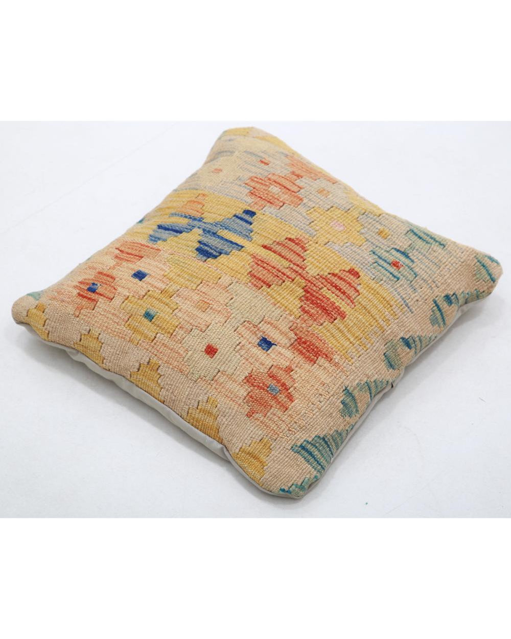 Hand Woven Tribal  Wool Pillow - 1'5'' x 1'5''