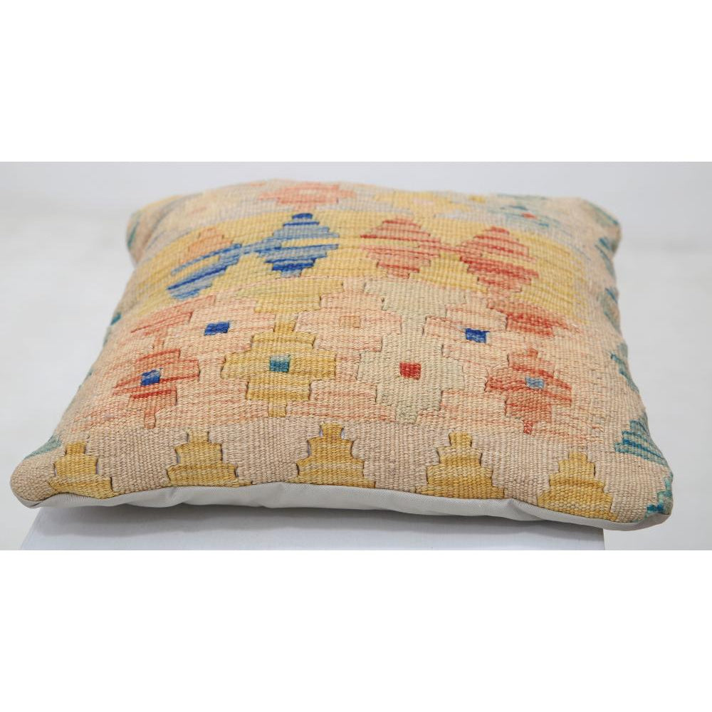 Hand Woven Tribal  Wool Pillow - 1'5'' x 1'5''