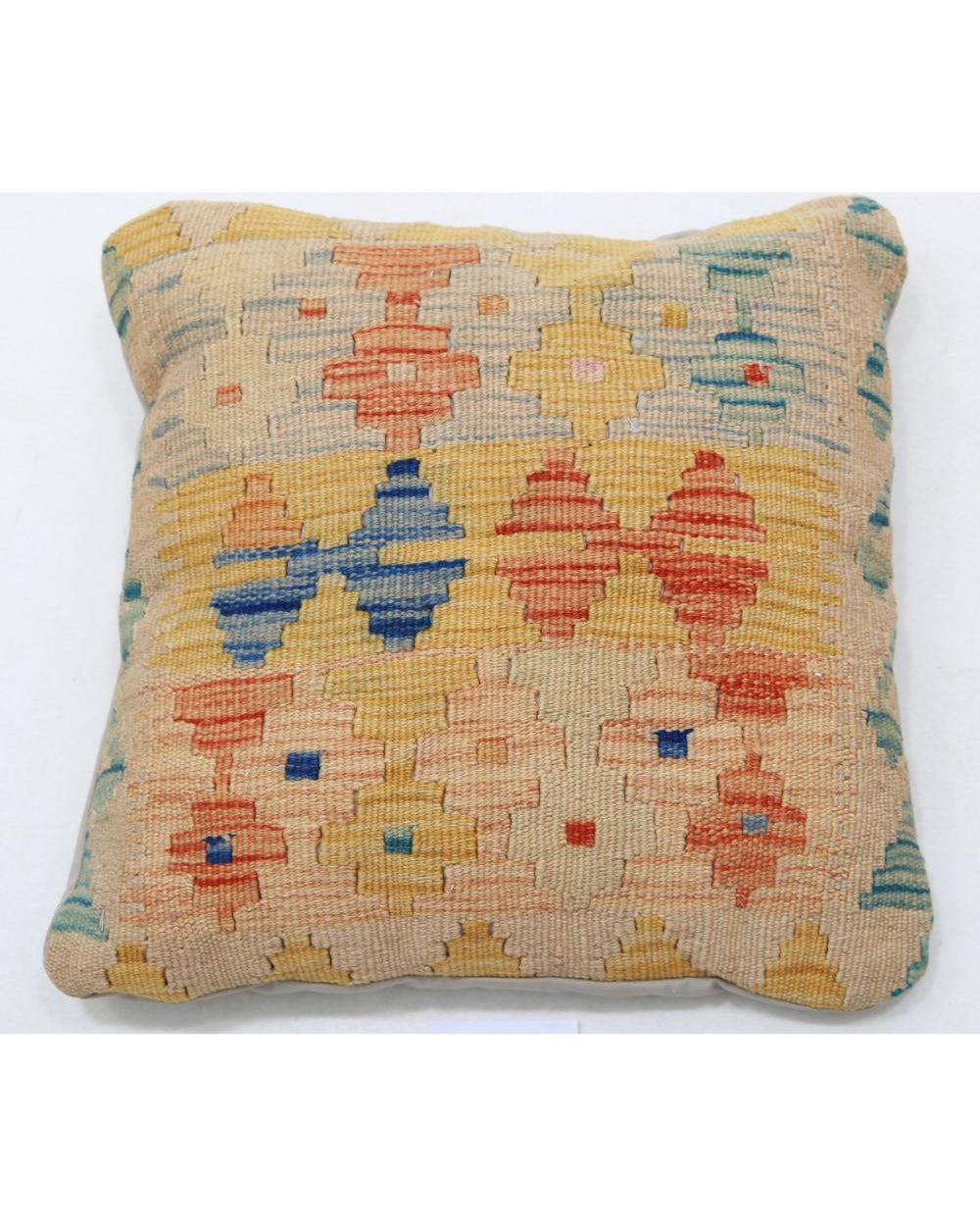 Hand Woven Tribal  Wool Pillow - 1'5'' x 1'5''