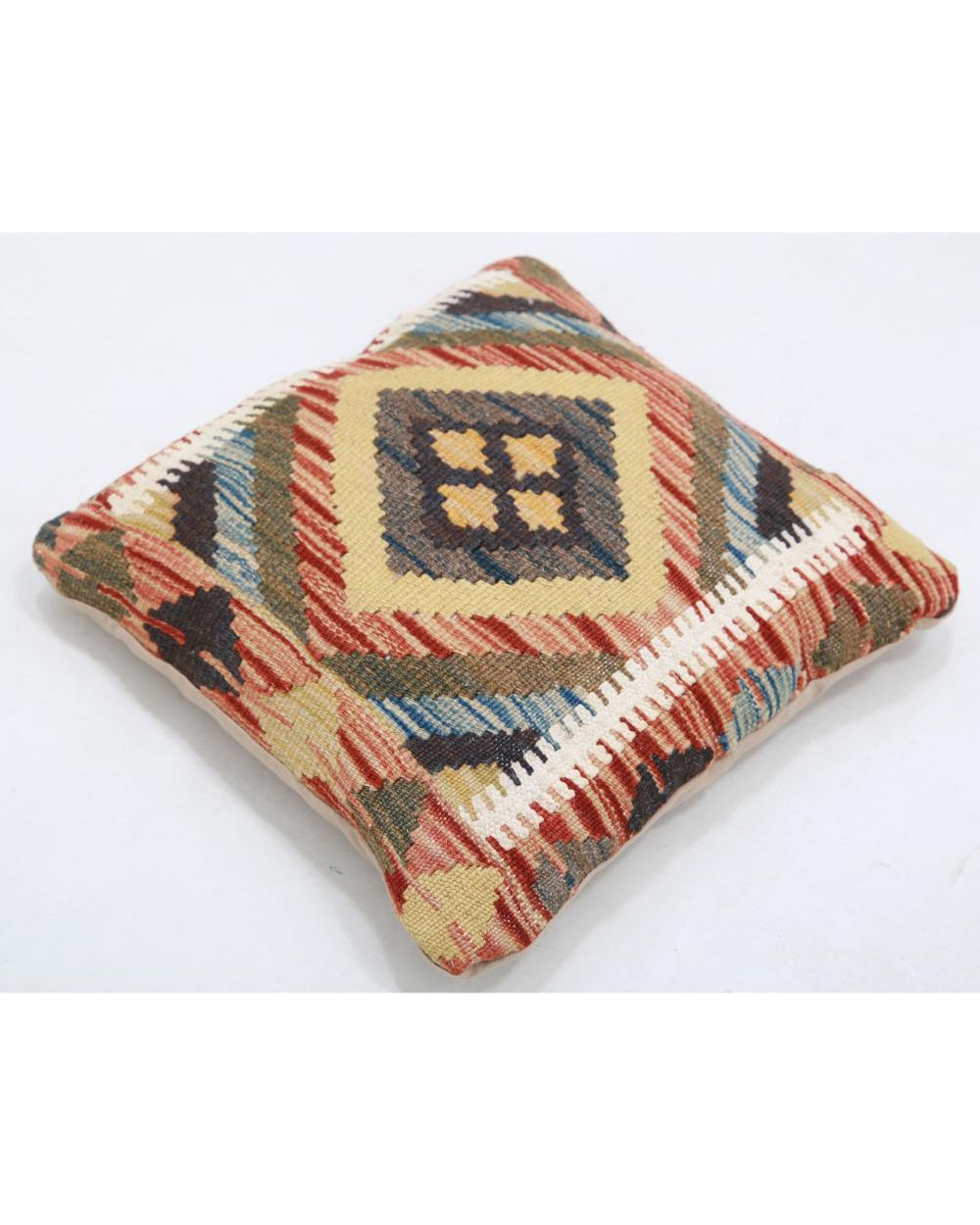 Hand Woven Tribal  Wool Pillow - 1'5'' x 1'5''