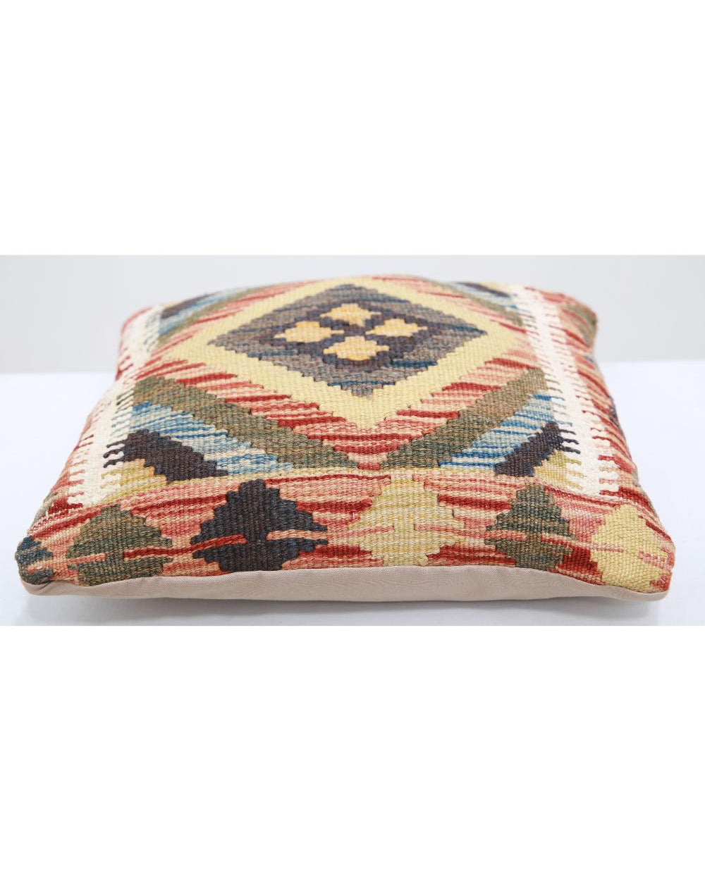 Hand Woven Tribal  Wool Pillow - 1'5'' x 1'5''