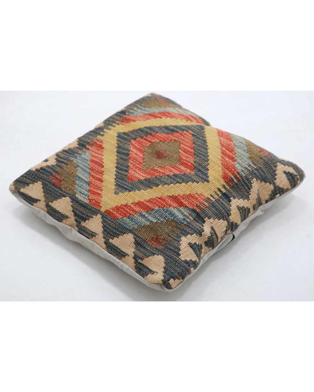 Hand Woven Tribal  Wool Pillow - 1'5'' x 1'5''