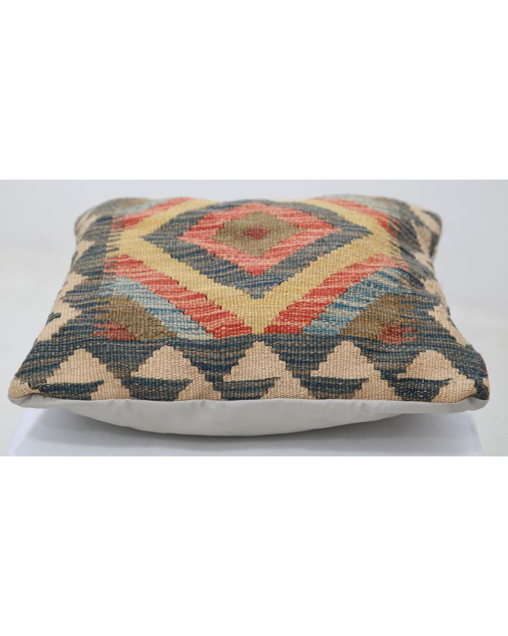 Hand Woven Tribal  Wool Pillow - 1'5'' x 1'5''