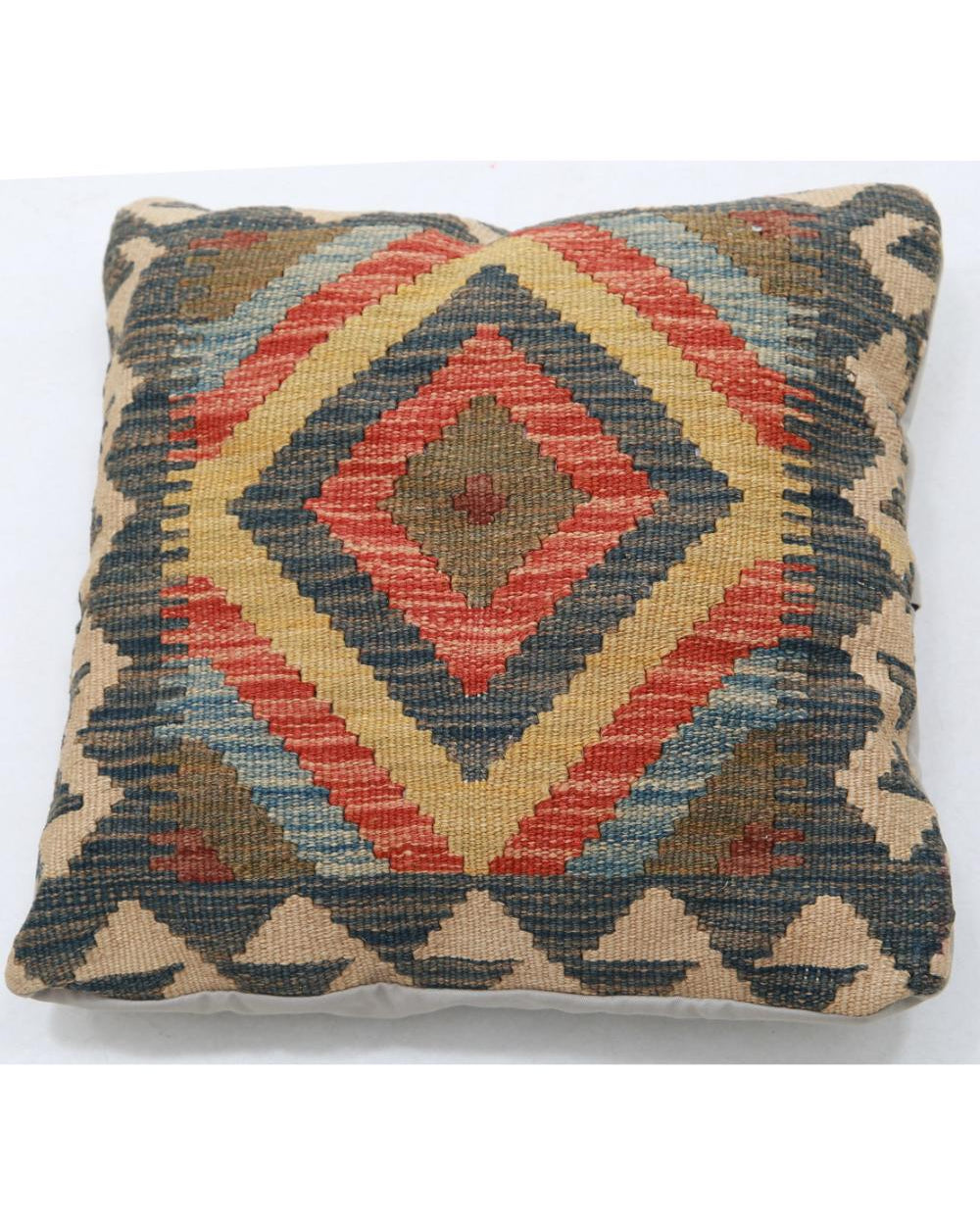Hand Woven Tribal  Wool Pillow - 1'5'' x 1'5''