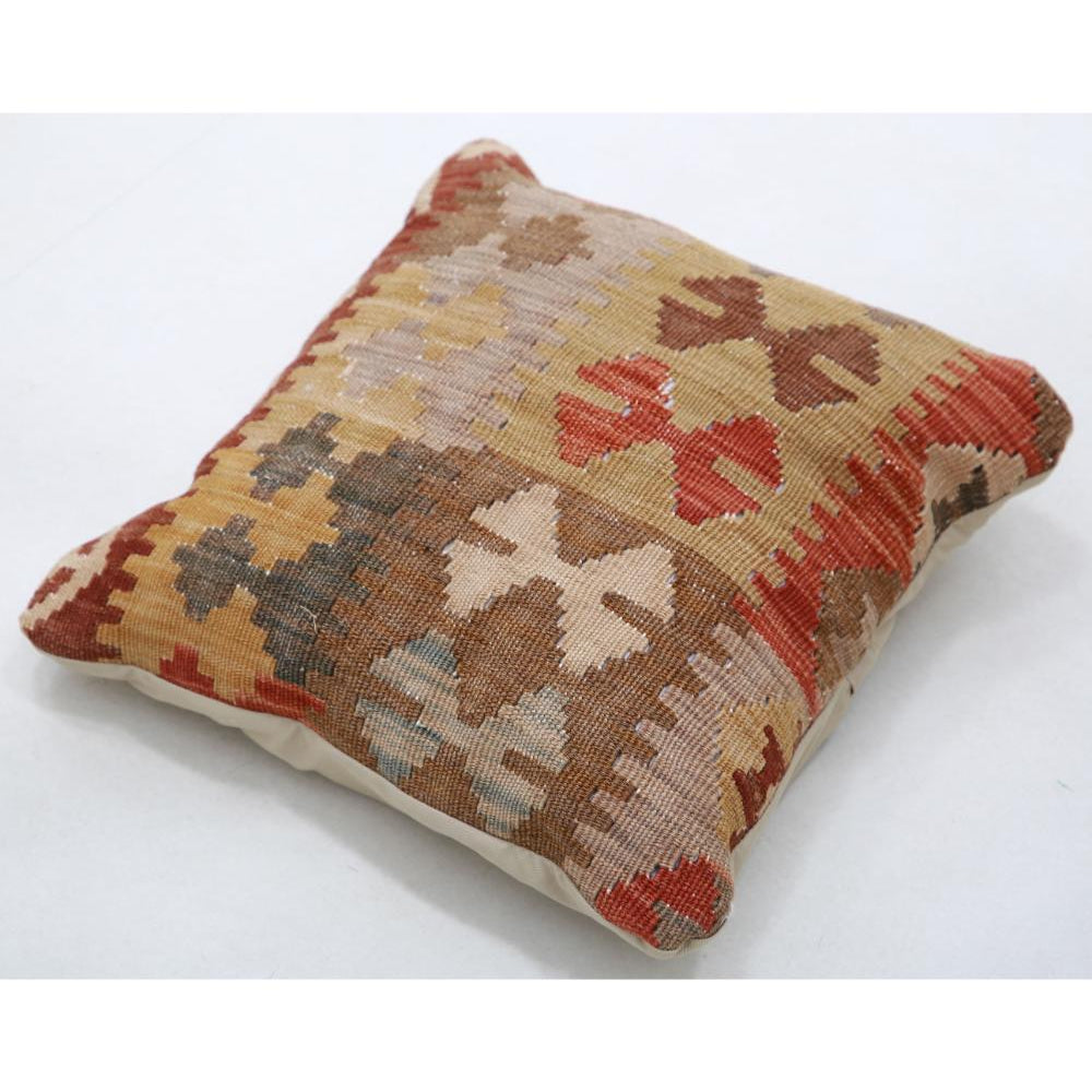 Hand Woven Tribal  Wool Pillow - 1'5'' x 1'5''