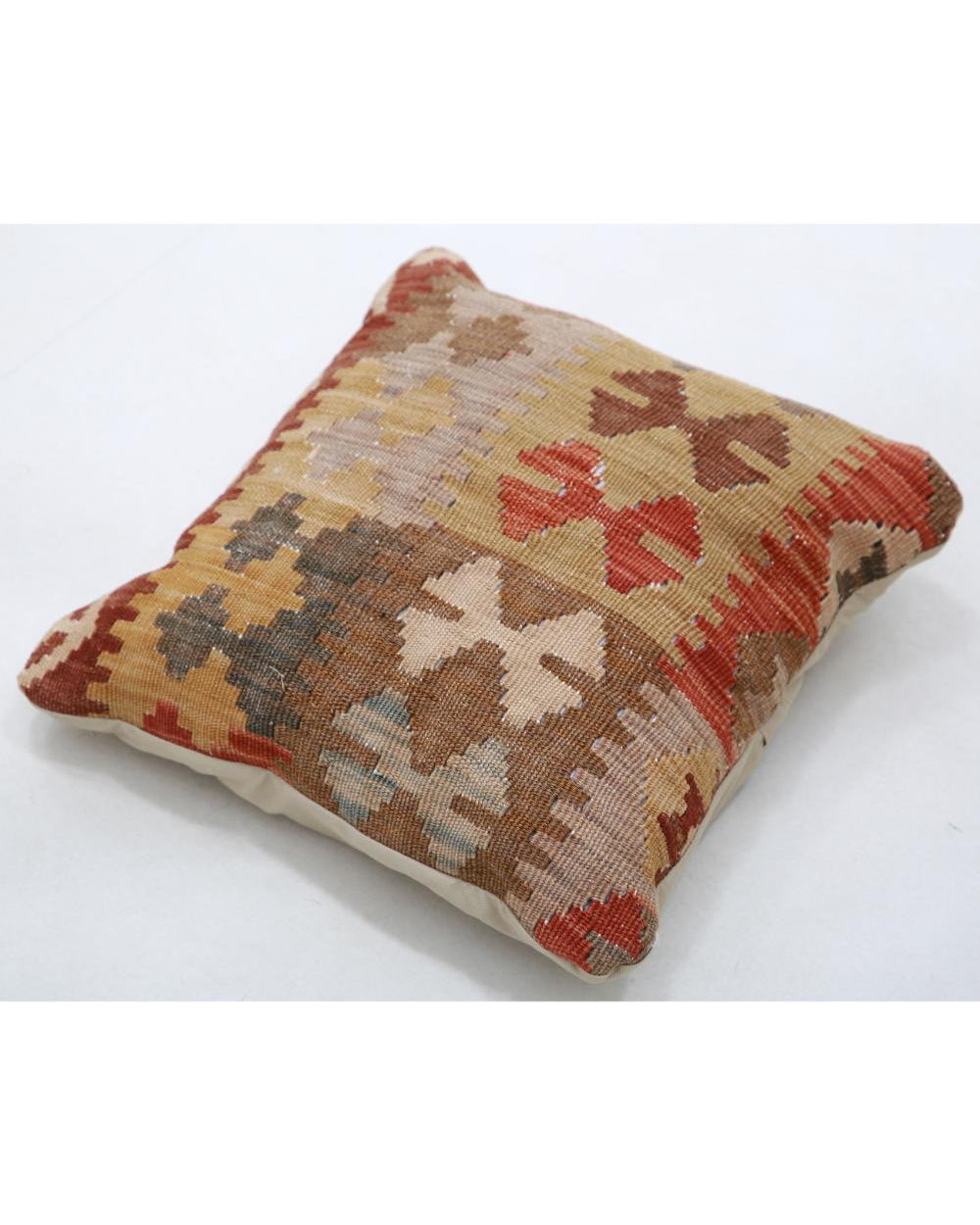 Hand Woven Tribal  Wool Pillow - 1'5'' x 1'5''