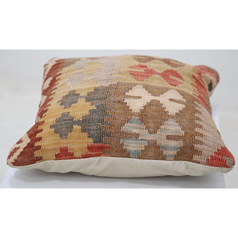 Hand Woven Tribal  Wool Pillow - 1'5'' x 1'5''