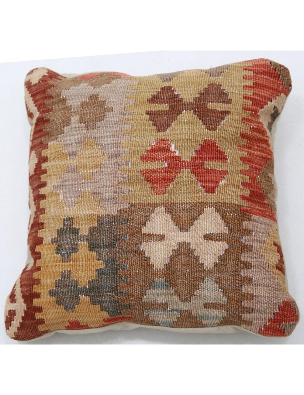 Hand Woven Tribal  Wool Pillow - 1'5'' x 1'5''