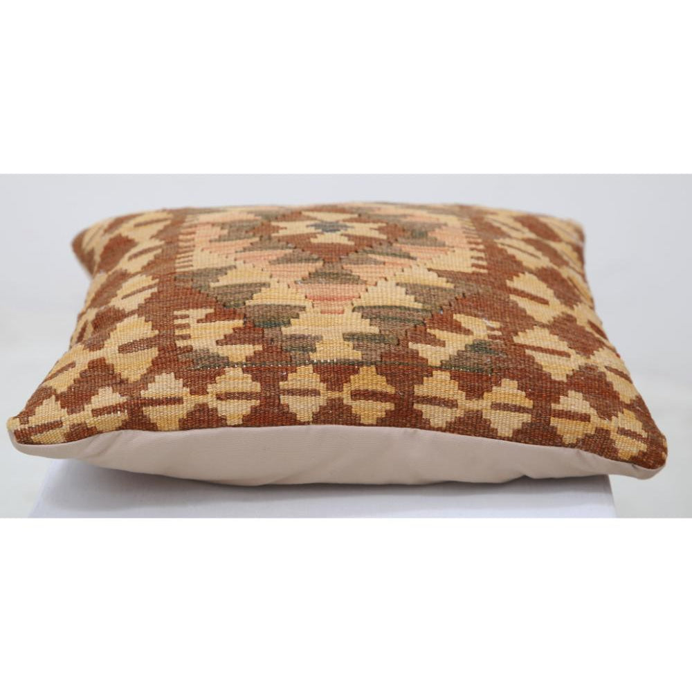 Hand Woven Tribal  Wool Pillow - 1'5'' x 1'5''