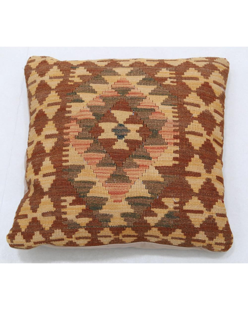 Hand Woven Tribal  Wool Pillow - 1'5'' x 1'5''