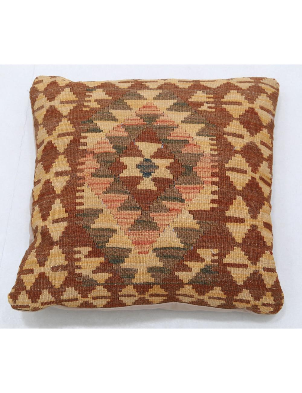 Hand Woven Tribal  Wool Pillow - 1&#39;5&#39;&#39; x 1&#39;5&#39;&#39;