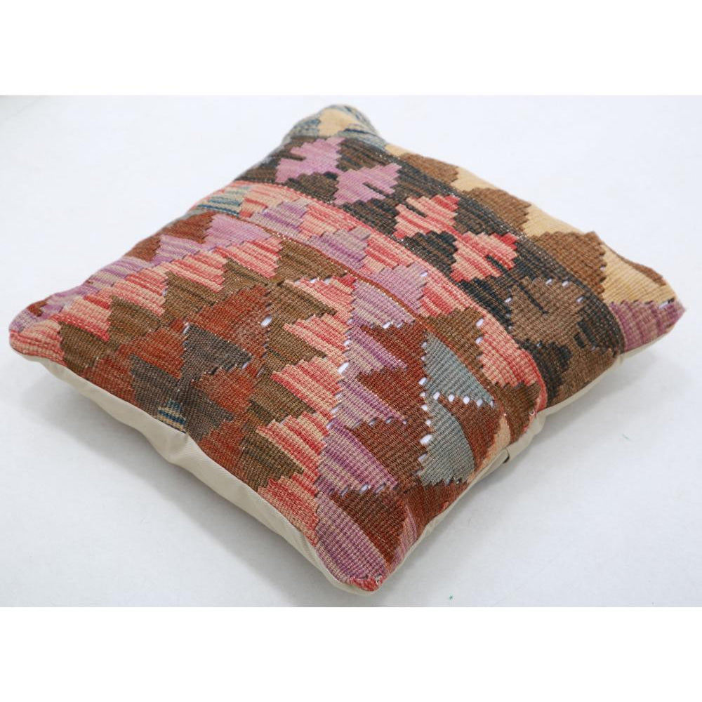 Hand Woven Tribal  Wool Pillow - 1'5'' x 1'5''