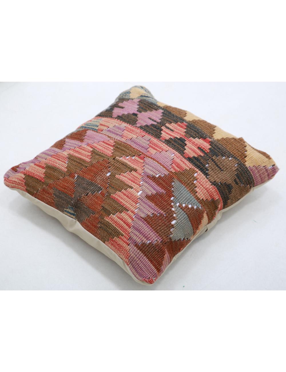 Hand Woven Tribal  Wool Pillow - 1'5'' x 1'5''