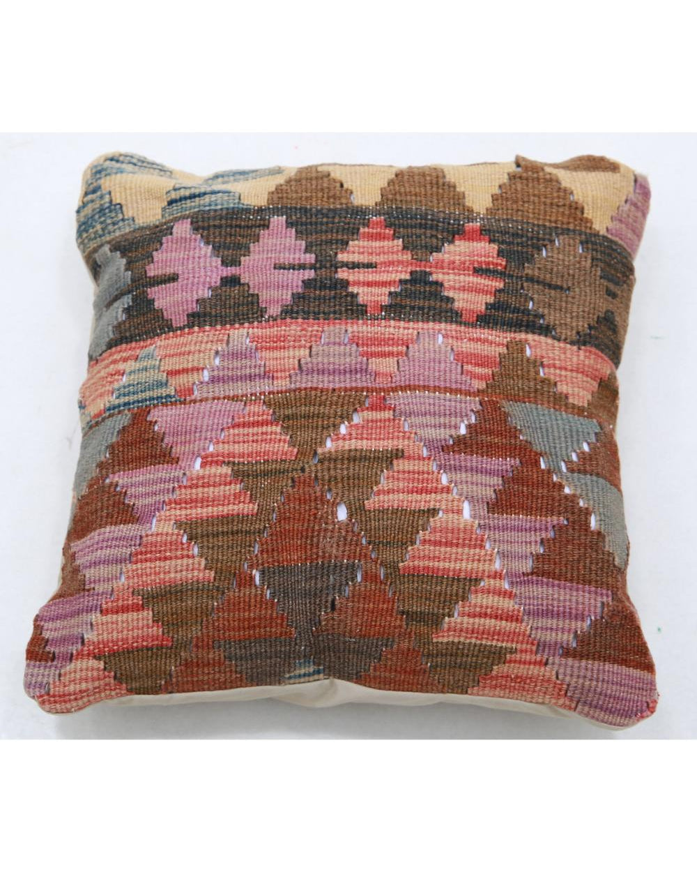 Hand Woven Tribal  Wool Pillow - 1'5'' x 1'5''
