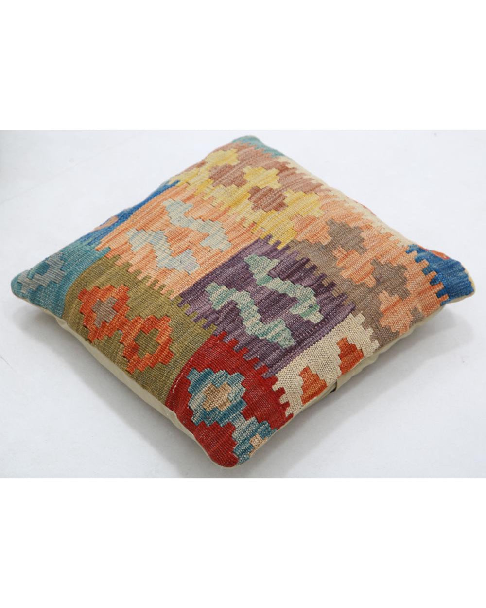 Hand Woven Tribal  Wool Pillow - 1'5'' x 1'5''