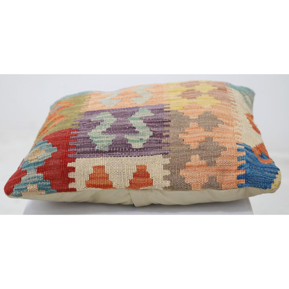 Hand Woven Tribal  Wool Pillow - 1'5'' x 1'5''