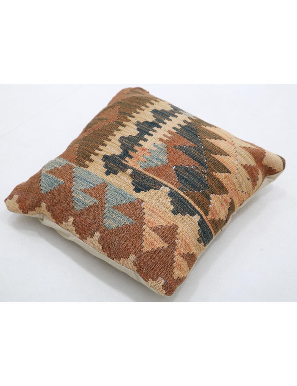 Hand Woven Tribal  Wool Pillow - 1'5'' x 1'5''