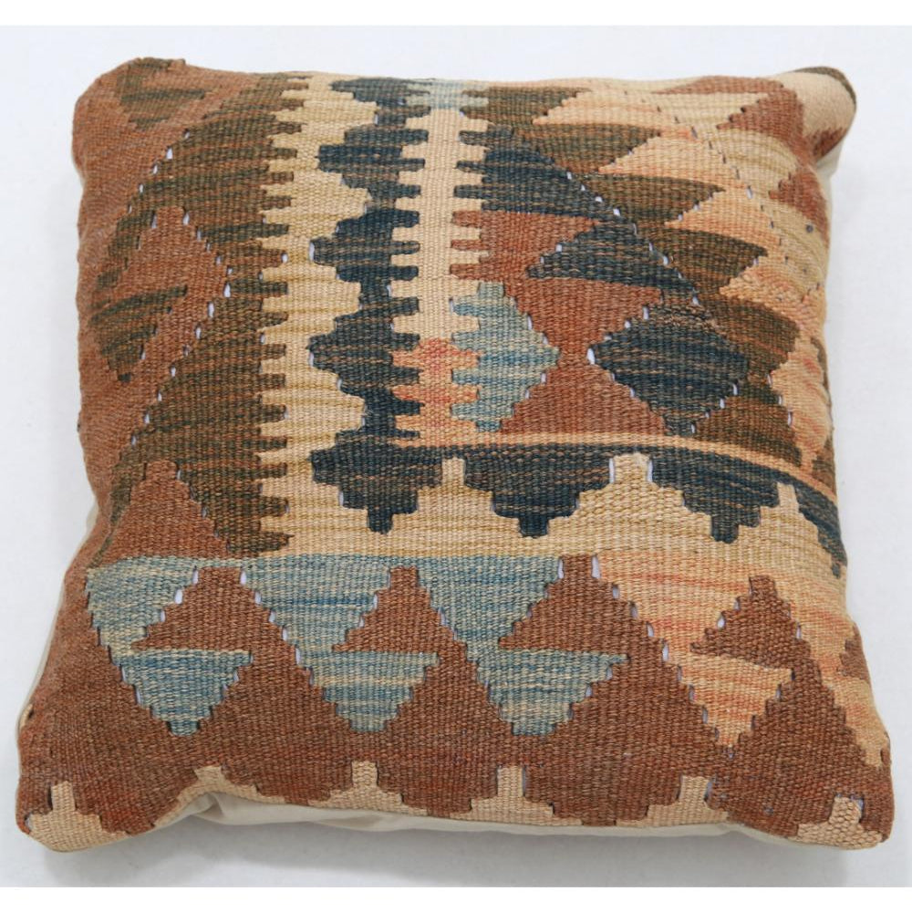 Hand Woven Tribal  Wool Pillow - 1'5'' x 1'5''