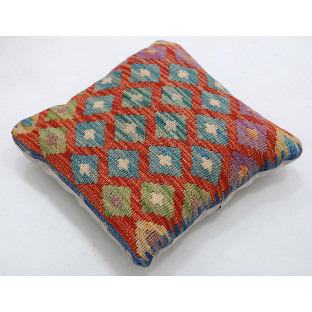 Hand Woven Tribal  Wool Pillow - 1'5'' x 1'5''