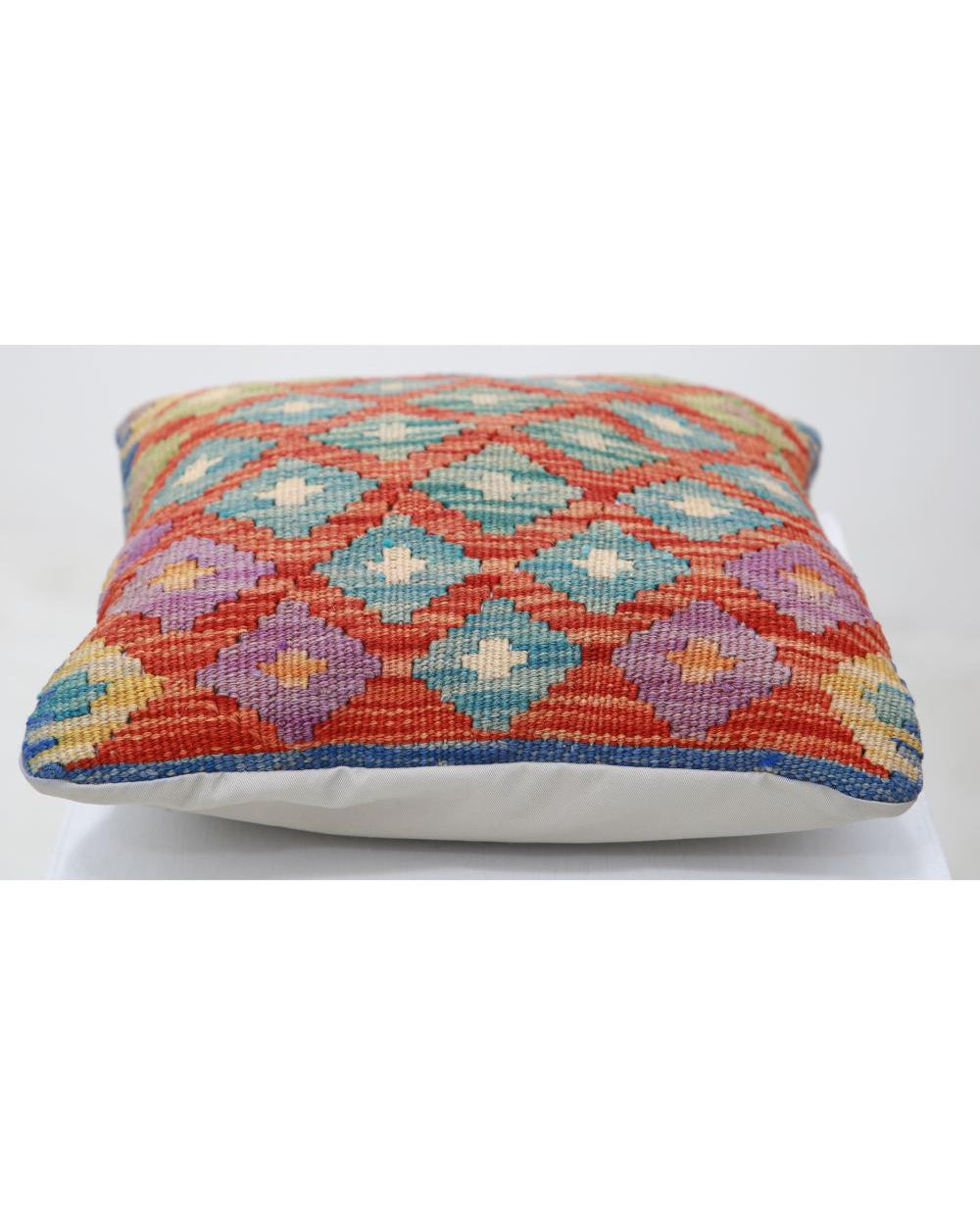 Hand Woven Tribal  Wool Pillow - 1'5'' x 1'5''