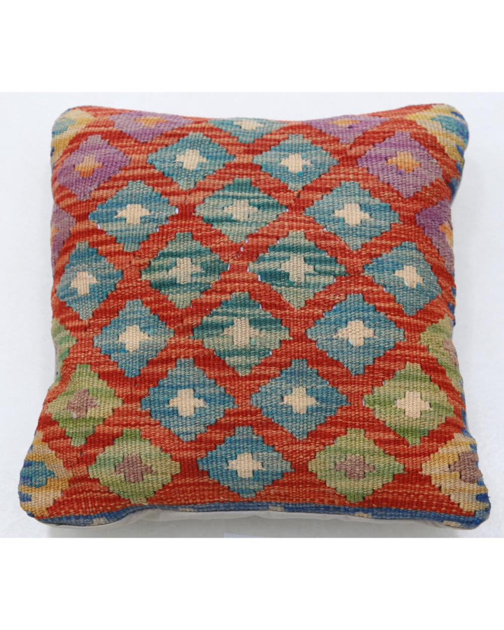 Hand Woven Tribal  Wool Pillow - 1'5'' x 1'5''