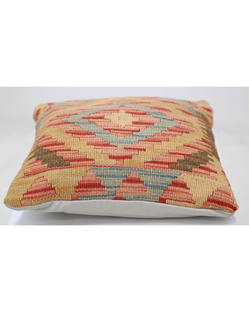 Cojín Tribal de Lana Tejido a Mano - 1'5'' x 1'5''