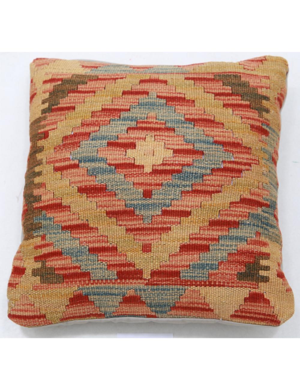 Hand Woven Tribal  Wool Pillow - 1'5'' x 1'5''