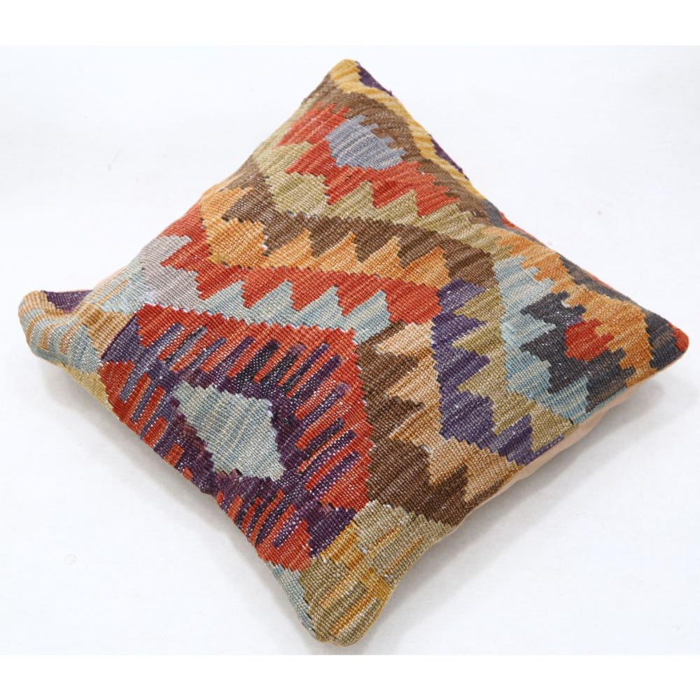 Hand Woven Tribal  Wool Pillow - 1'5'' x 1'5''