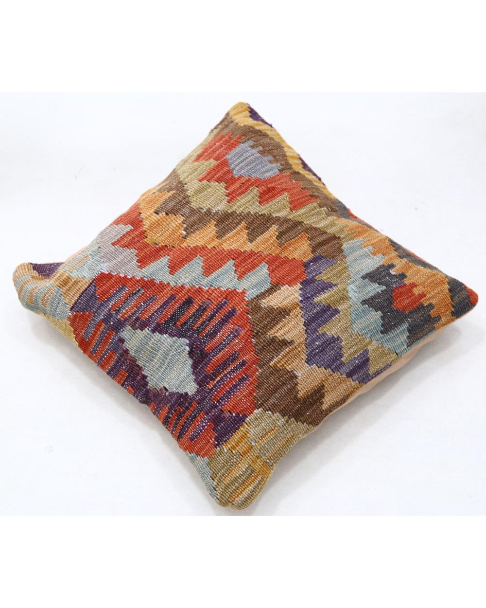 Hand Woven Tribal  Wool Pillow - 1'5'' x 1'5''