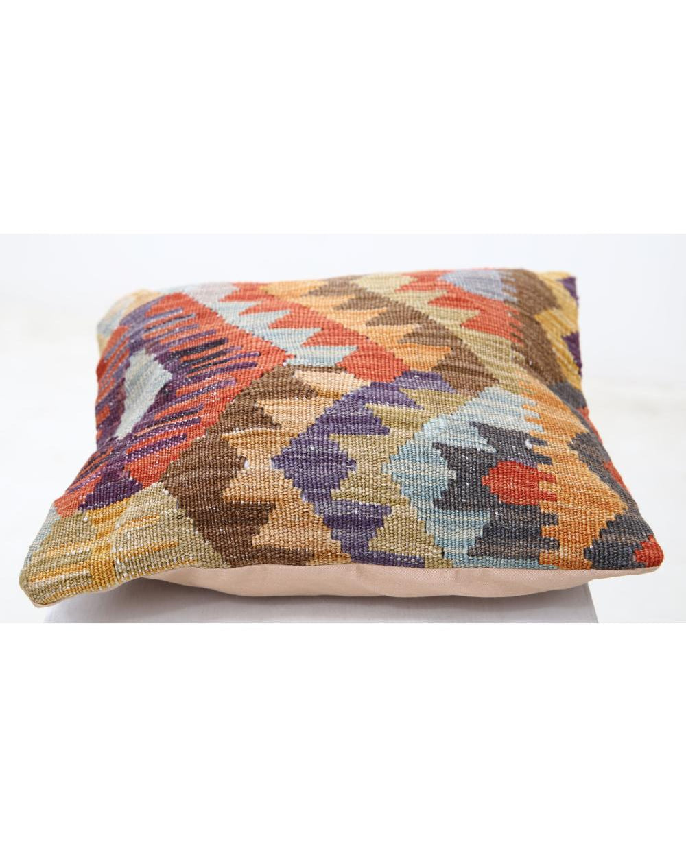 Hand Woven Tribal  Wool Pillow - 1'5'' x 1'5''