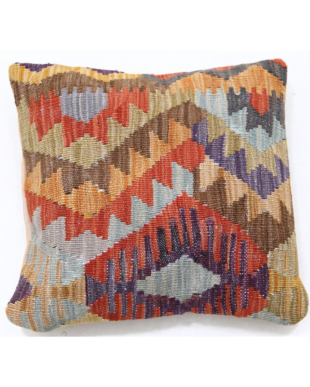 Hand Woven Tribal  Wool Pillow - 1'5'' x 1'5''
