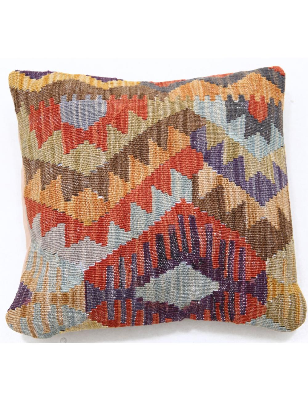 Hand Woven Tribal  Wool Pillow - 1&#39;5&#39;&#39; x 1&#39;5&#39;&#39;