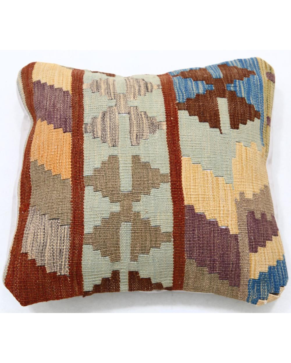 Hand Woven Tribal  Wool Pillow - 1'5'' x 1'5''