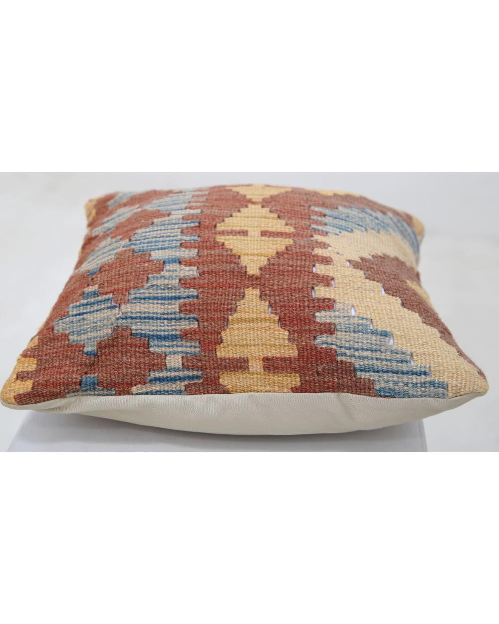 Hand Woven Tribal  Wool Pillow - 1'5'' x 1'5''