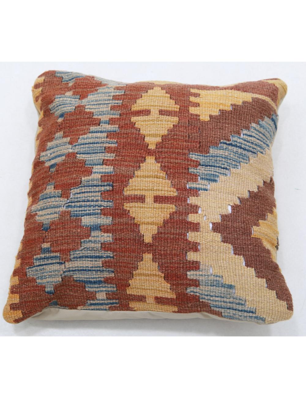 Hand Woven Tribal  Wool Pillow - 1'5'' x 1'5''