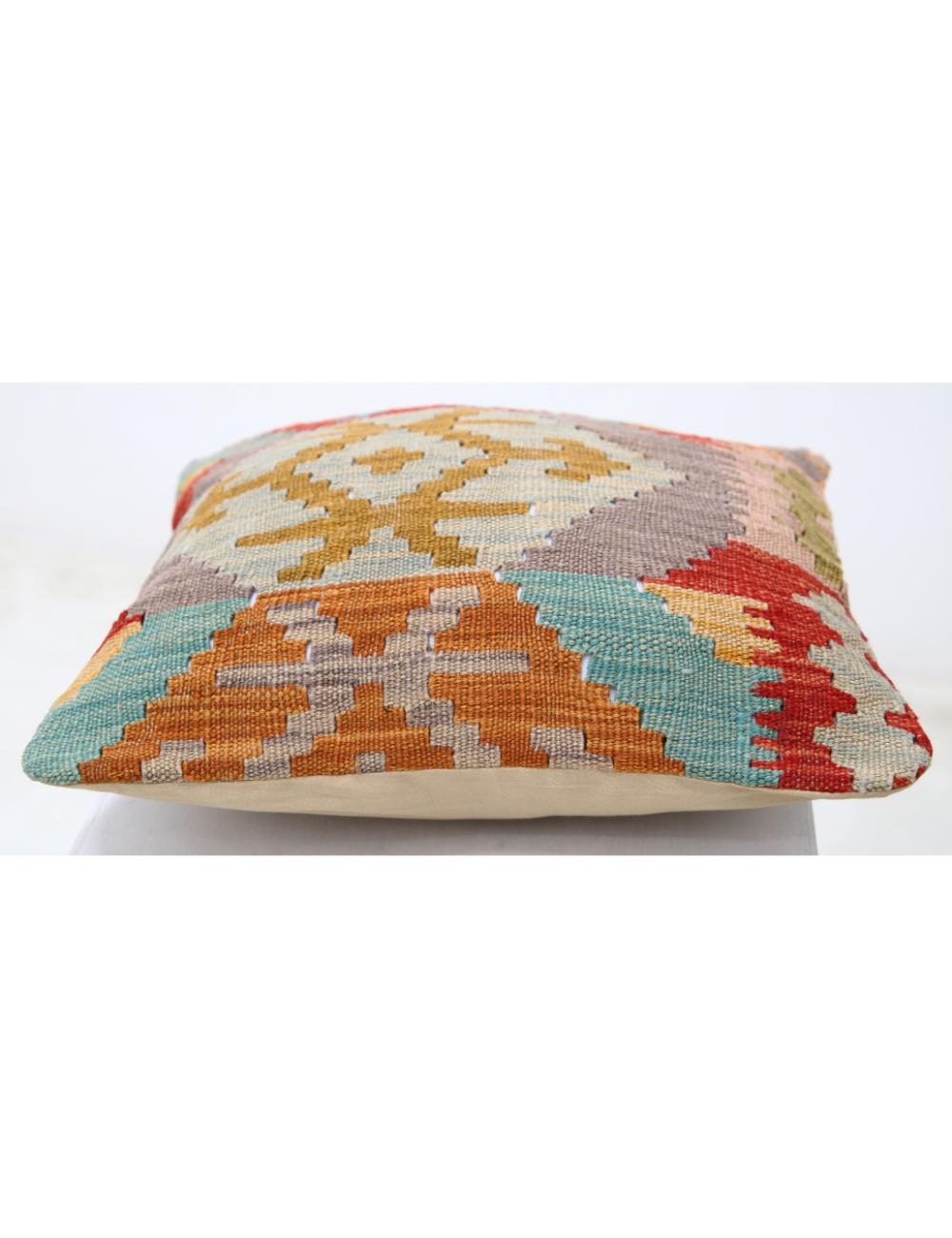 Hand Woven Tribal  Wool Pillow - 1'5'' x 1'5''