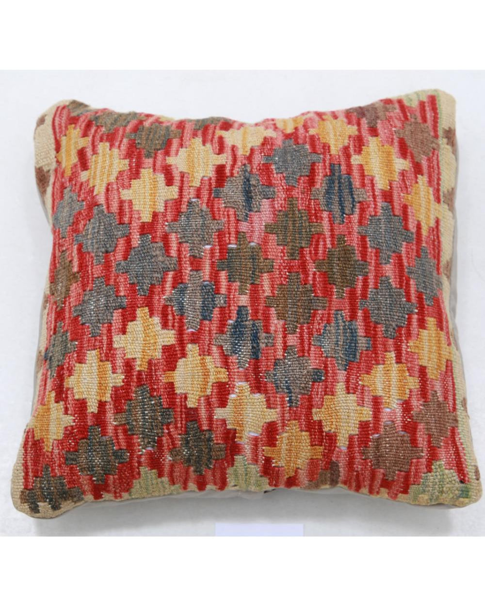 Hand Woven Tribal  Wool Pillow - 1'5'' x 1'5''