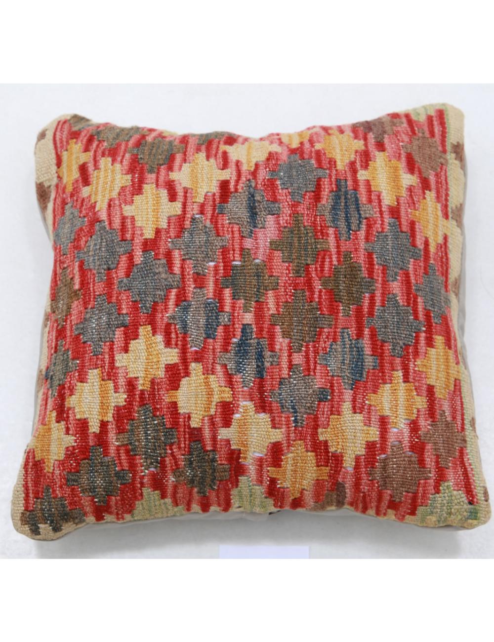 Hand Woven Tribal  Wool Pillow - 1&#39;5&#39;&#39; x 1&#39;5&#39;&#39;