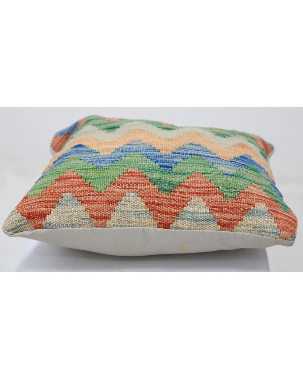 Cojín Tribal de Lana Tejido a Mano - 1'5'' x 1'5''