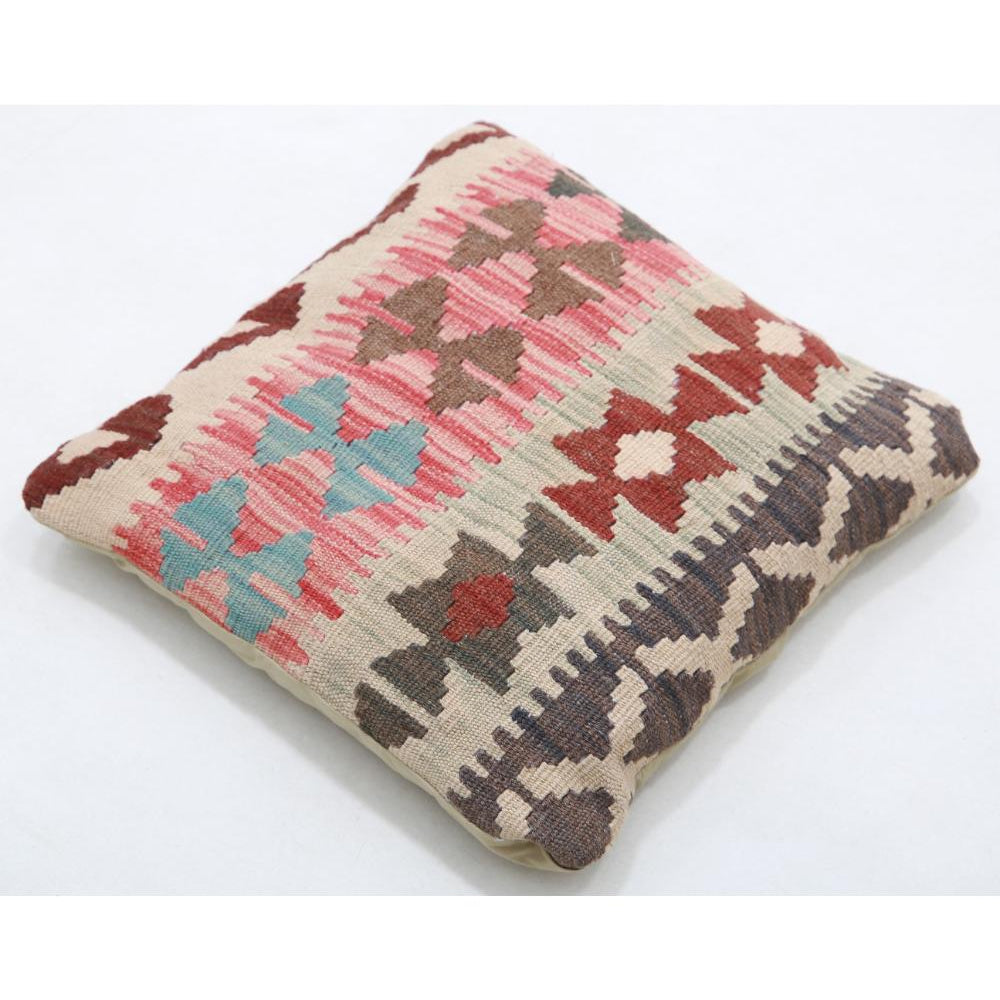 Hand Woven Tribal  Wool Pillow - 1'5'' x 1'5''