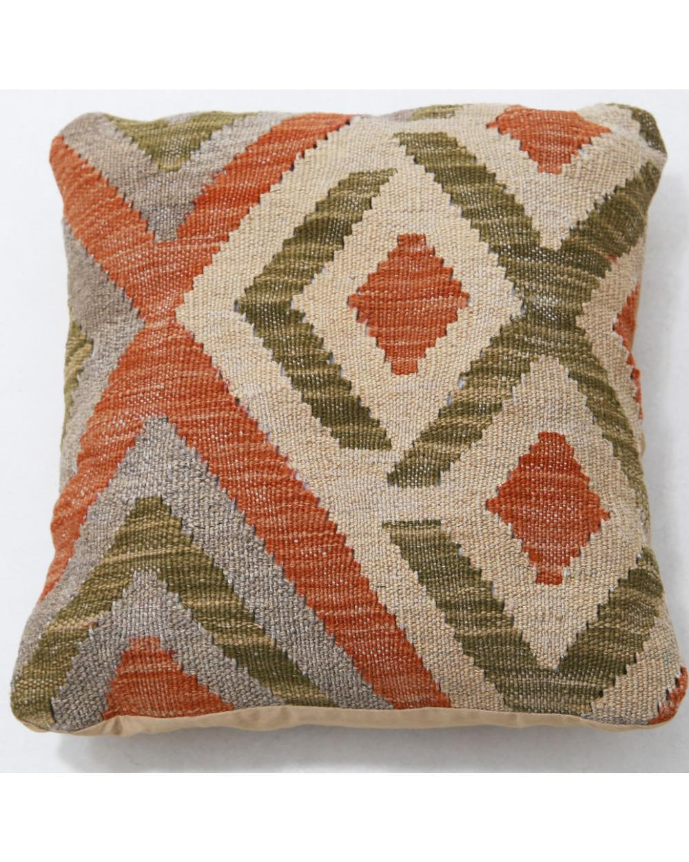 Hand Woven Tribal  Wool Pillow - 1'5'' x 1'5''