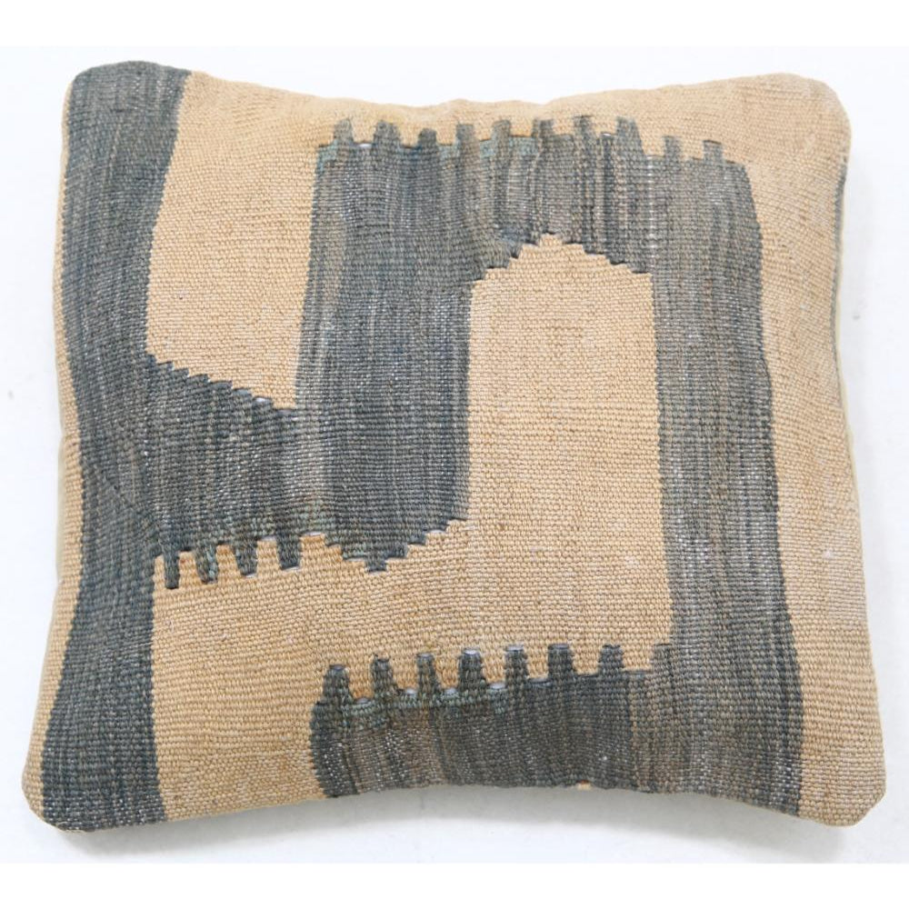 Hand Woven Tribal  Wool Pillow - 1'5'' x 1'5''